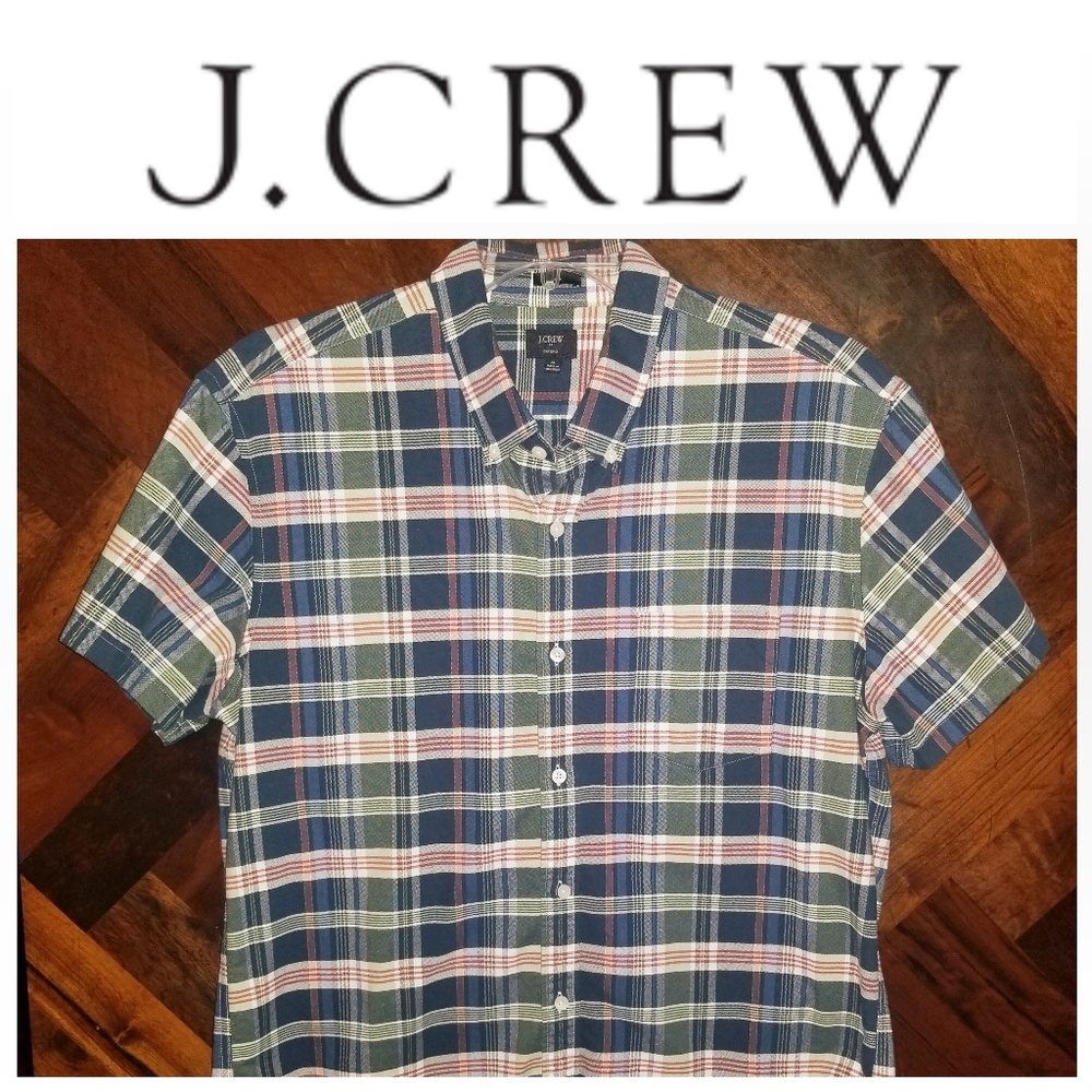 J. Crew Men Short Sleeve Sz XL